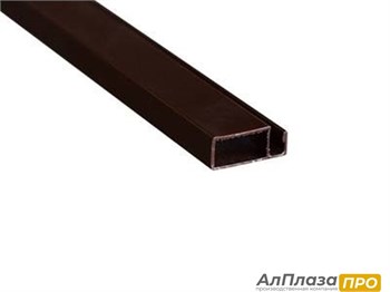 Профиль МС-БАЗА 10*25*3000 основной Коричневый