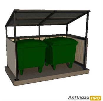 Контейнерная площадка для ТБО "MONO" (2 контейнера)