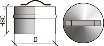 Заглушка Ревизии Термо (диаметр 260 мм)