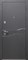 Дверь входная Luxor 2мм Муар Антрацит микс темный Бетон серый Царга 9657