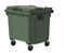 Контейнер мусорный Передвижной 1100 литров зеленый 7510082