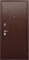 Дверь входная Тайга 9 см. Темный Медный Антик/Белый Клен (960 мм, Правая) 9863-960R
