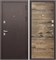 Дверь входная Толстяк Букле Шоколад Дуб пацифик (960 мм, Правая) 9699-960R
