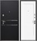 Дверь входная Luxor 2мм Букле Черный ПП Вайт Царга (960 мм, Левая) 9656-960L