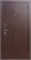 Дверь входная ГАРДА mini Медный Антик/Венге (860*1900 мм, Правая) 9651-860-1900R