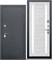 Дверь входная ISOTERMA Серебро Ривьера Айс (960 мм, Левая) 9647-960L