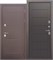 Дверь входная ISOTERMA Медный антик Темный кипарис (860 мм, Правая) 9643-860R