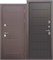 Дверь входная ISOTERMA Медный антик Темный кипарис (960 мм, Правая) 9643-960R
