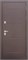 Дверь входная ISOTERMA Медный антик Темный кипарис (960 мм, Правая) 9643-960R