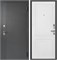 Дверь входная 7,8 см ПРОсемь Линии МДФ Сатин Графит / МДФ Эмалит Белый (860 мм, Правая) 11020-860R