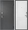 Дверь входная 7,8 см ПРОсемь Линии МДФ Сатин Графит / МДФ Эмалит Белый (960 мм, Левая) 11020-960L