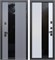 Дверь входная Luxor Termo 5 Light Серый/Эмалит Белый (860 мм, Левая) 10399-860L