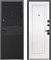 Дверь входная Luxor 2МДФ Карбон Черный Карбон/Эмалит Белый (960 мм, Левая) 10389-960L