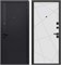 Дверь входная 7,5 см. Черный Кварц Сатин Черный/Сатин Белый (860 мм, Правая) 10384-860R