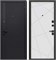 Дверь входная 7,5 см. Черный Кварц Сатин Черный/Сатин Белый (960 мм, Левая) 10384-960L