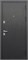 Дверь входная Толстяк Букле Черный/Ясень Графит Эмаль (960 мм, Левая) 10382-960L