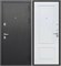 Дверь входная Толстяк Букле Черный/Белый Ясень (960 мм, Левая) 10380-960L