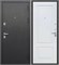 Дверь входная Толстяк Букле Черный/Белый Ясень (960 мм, Правая) 10380-960R