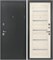 Дверь входная Люкс-2 Антик Серебро/Лиственница беж (860 мм,Правая) 10141-860R