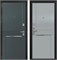 Дверь входная Рига МДФ Лайт Грей Нубук / Веллюто Оскуро (960 мм, Левая) 11578-960L